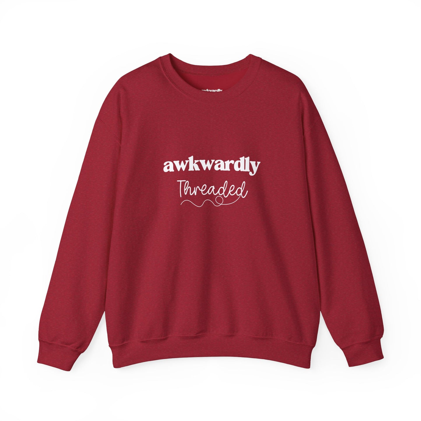 Awkwardly Threaded Logo Crewneck