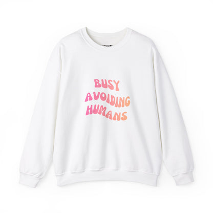 Busy Avoiding Humans Crewneck