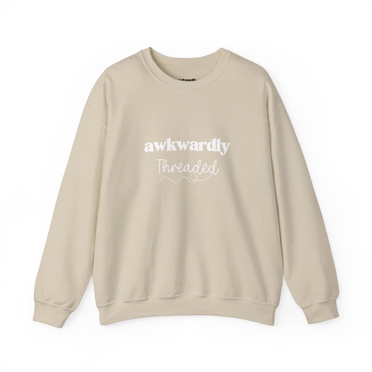 Awkwardly Threaded Logo Crewneck