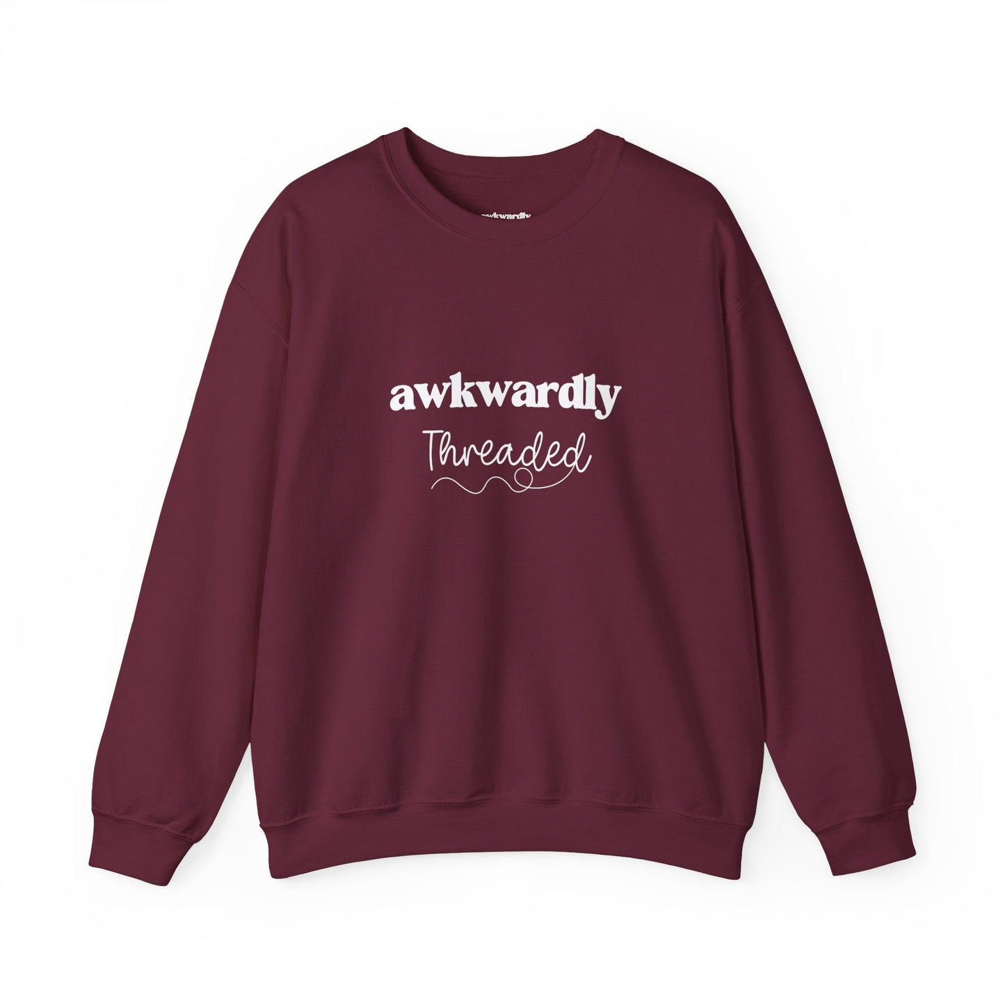 Awkwardly Threaded Logo Crewneck