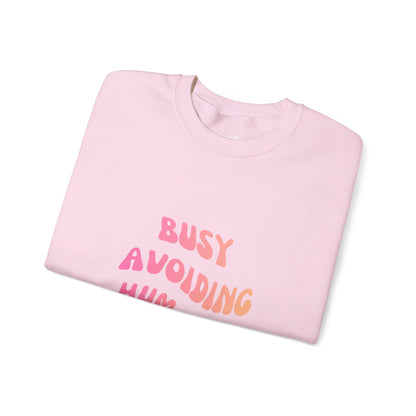 Busy Avoiding Humans Crewneck