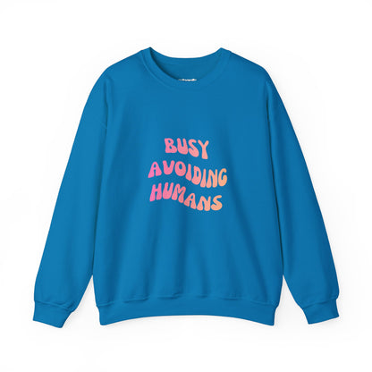 Busy Avoiding Humans Crewneck