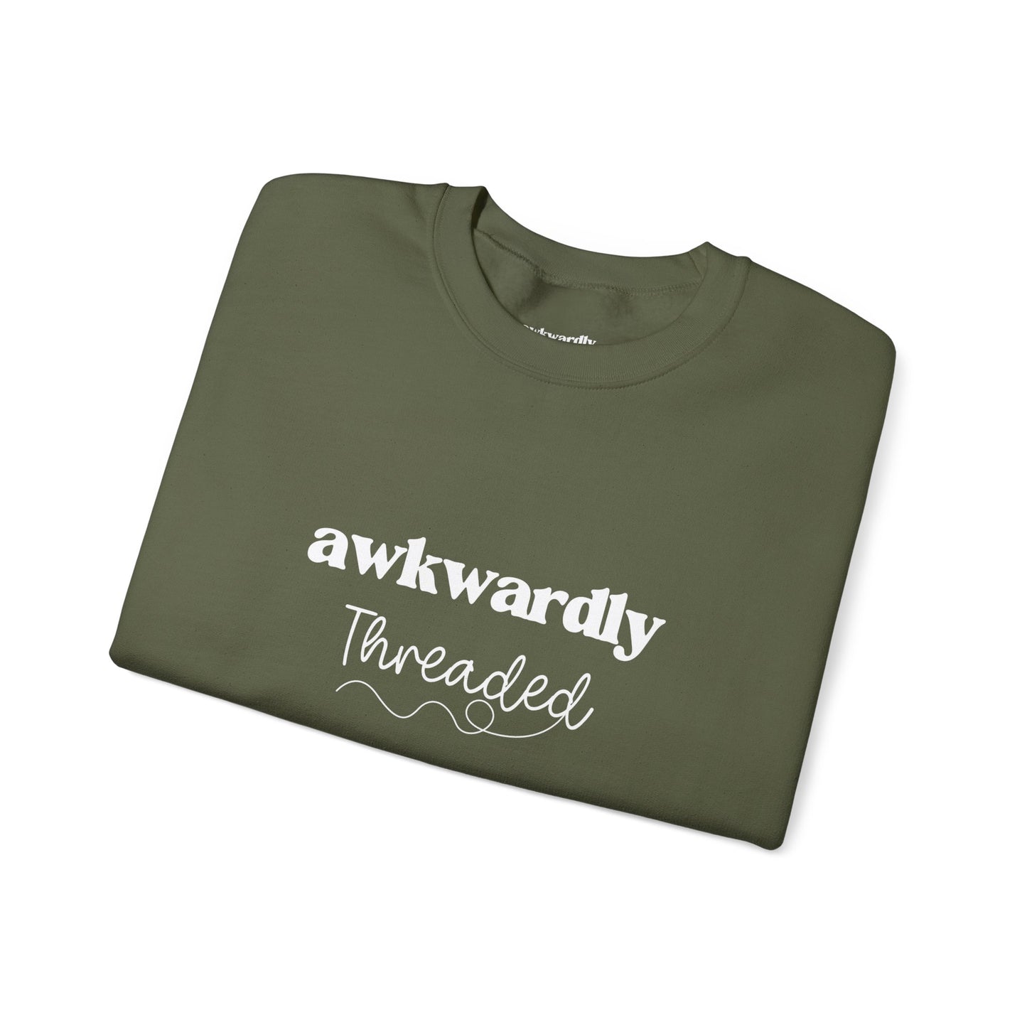 Awkwardly Threaded Logo Crewneck