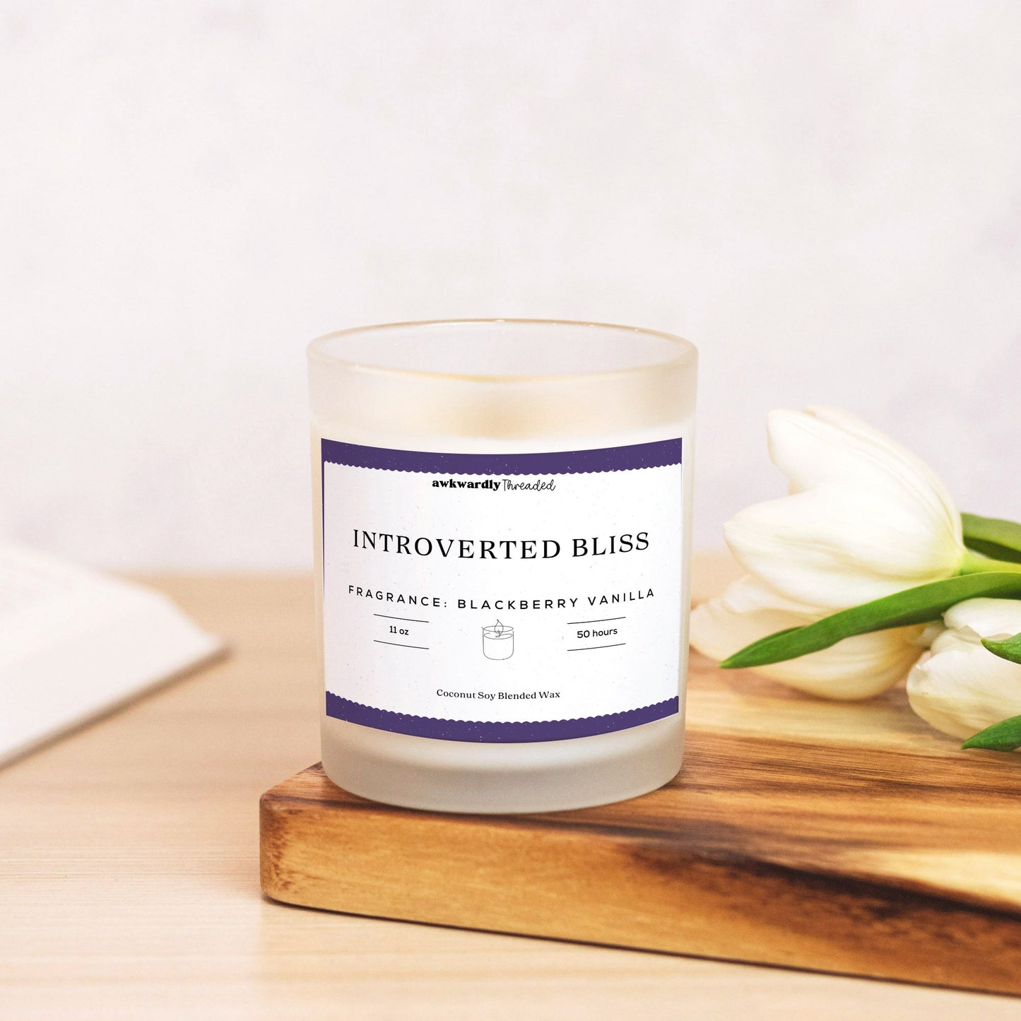 Introverted Bliss Blackberry Vanilla Candle