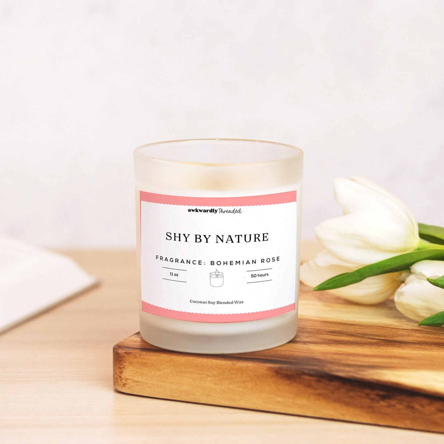 Shy By Nature Bohemian Rose Candle