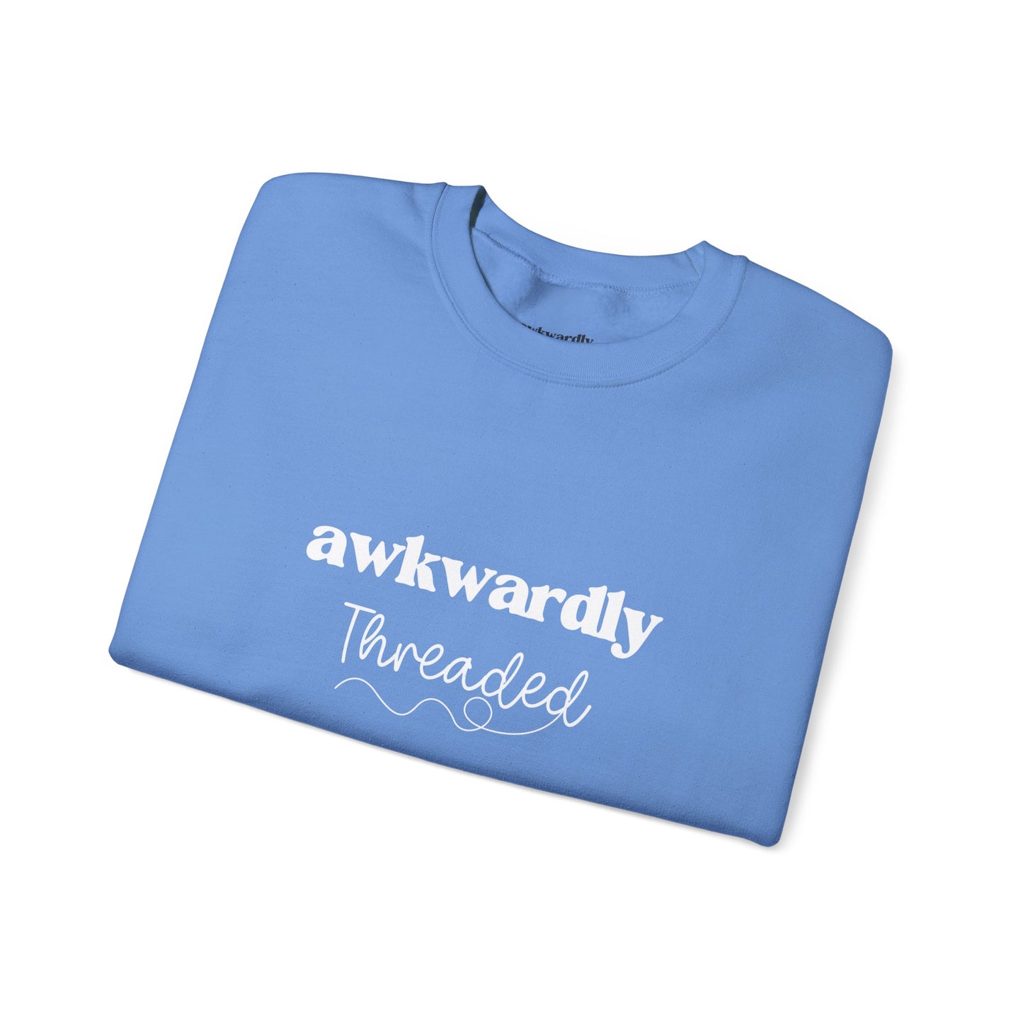 Awkwardly Threaded Logo Crewneck