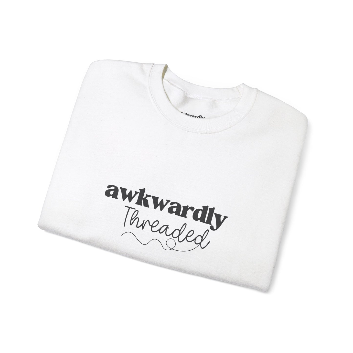 Awkwardly Threaded Logo Crewneck