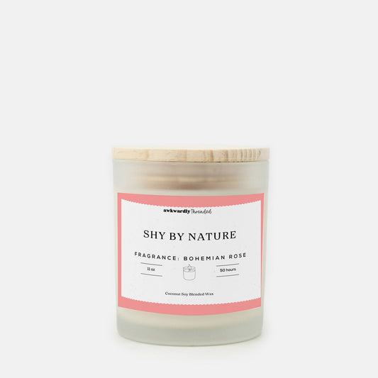 Shy By Nature Bohemian Rose Candle