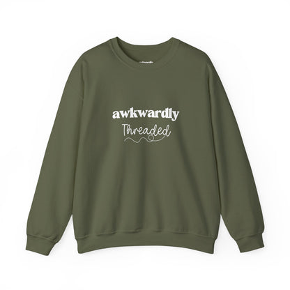 Awkwardly Threaded Logo Crewneck