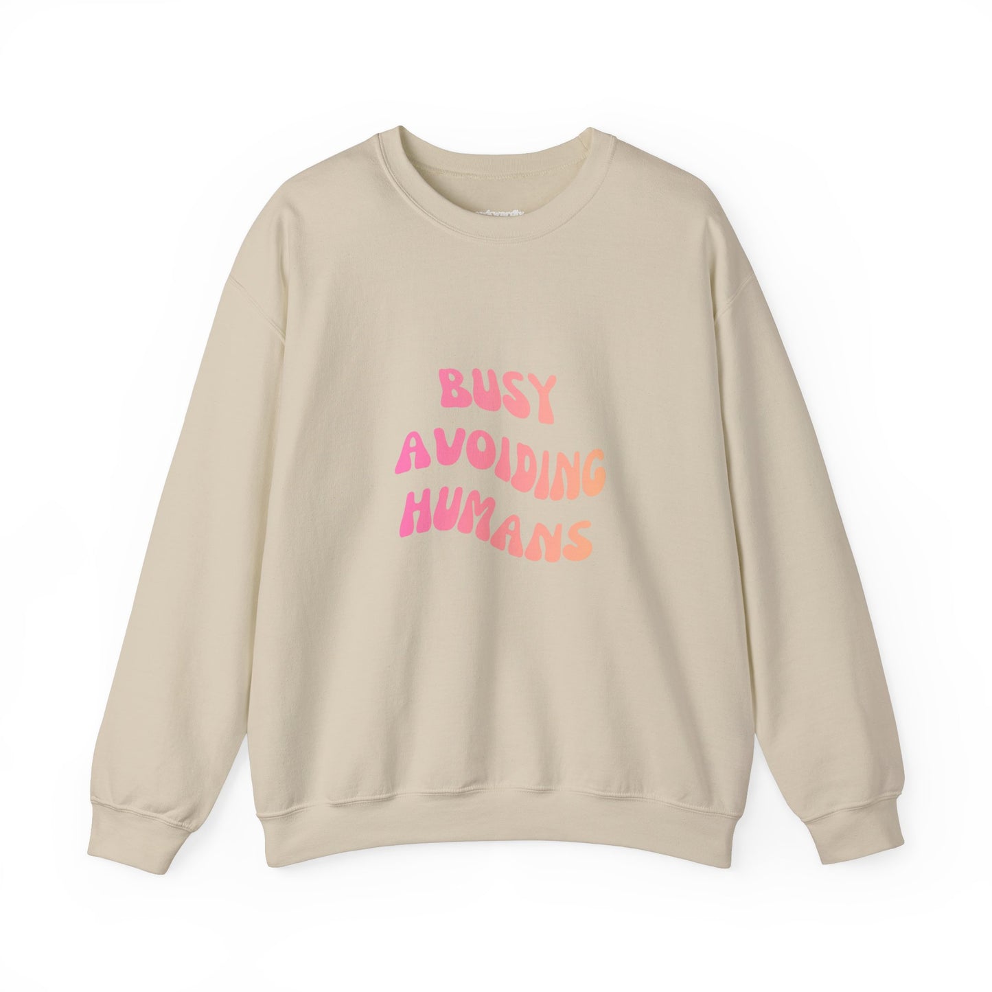 Busy Avoiding Humans Crewneck