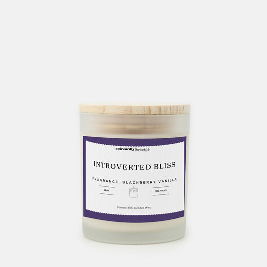 Introverted Bliss Blackberry Vanilla Candle