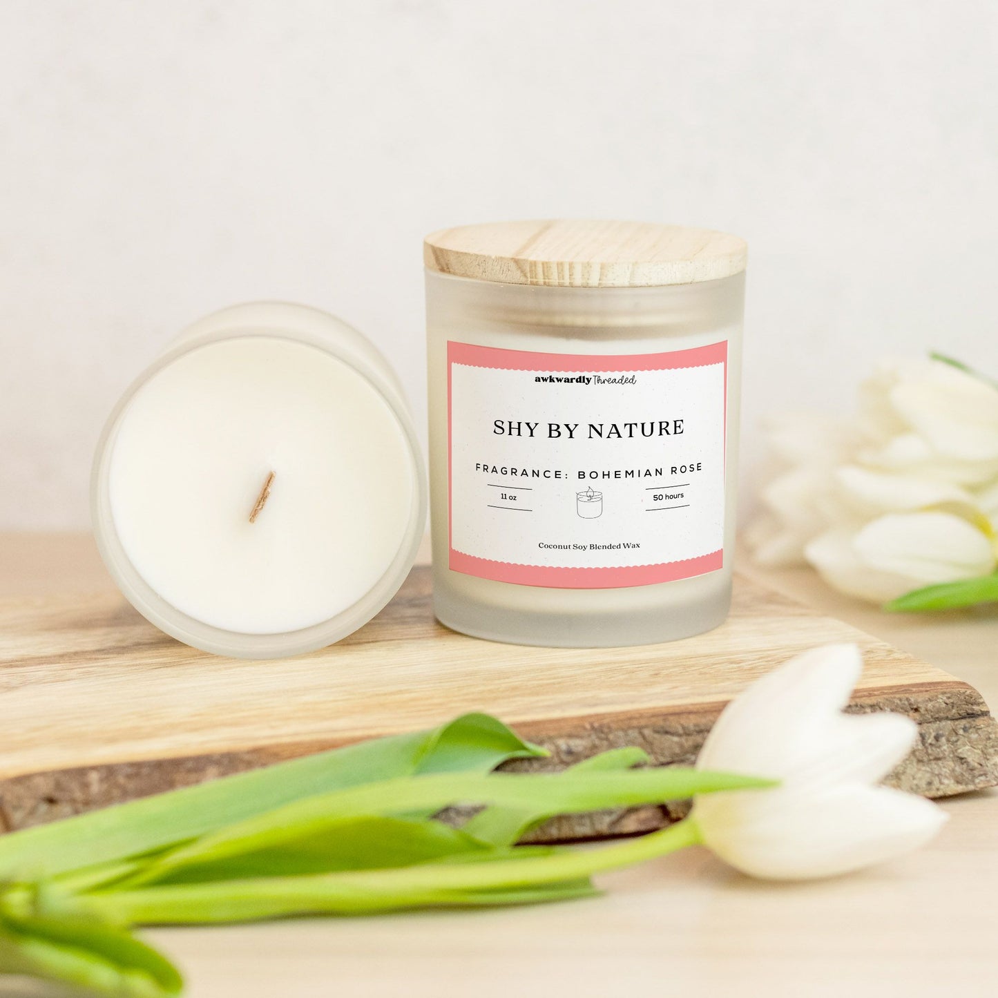 Shy By Nature Bohemian Rose Candle