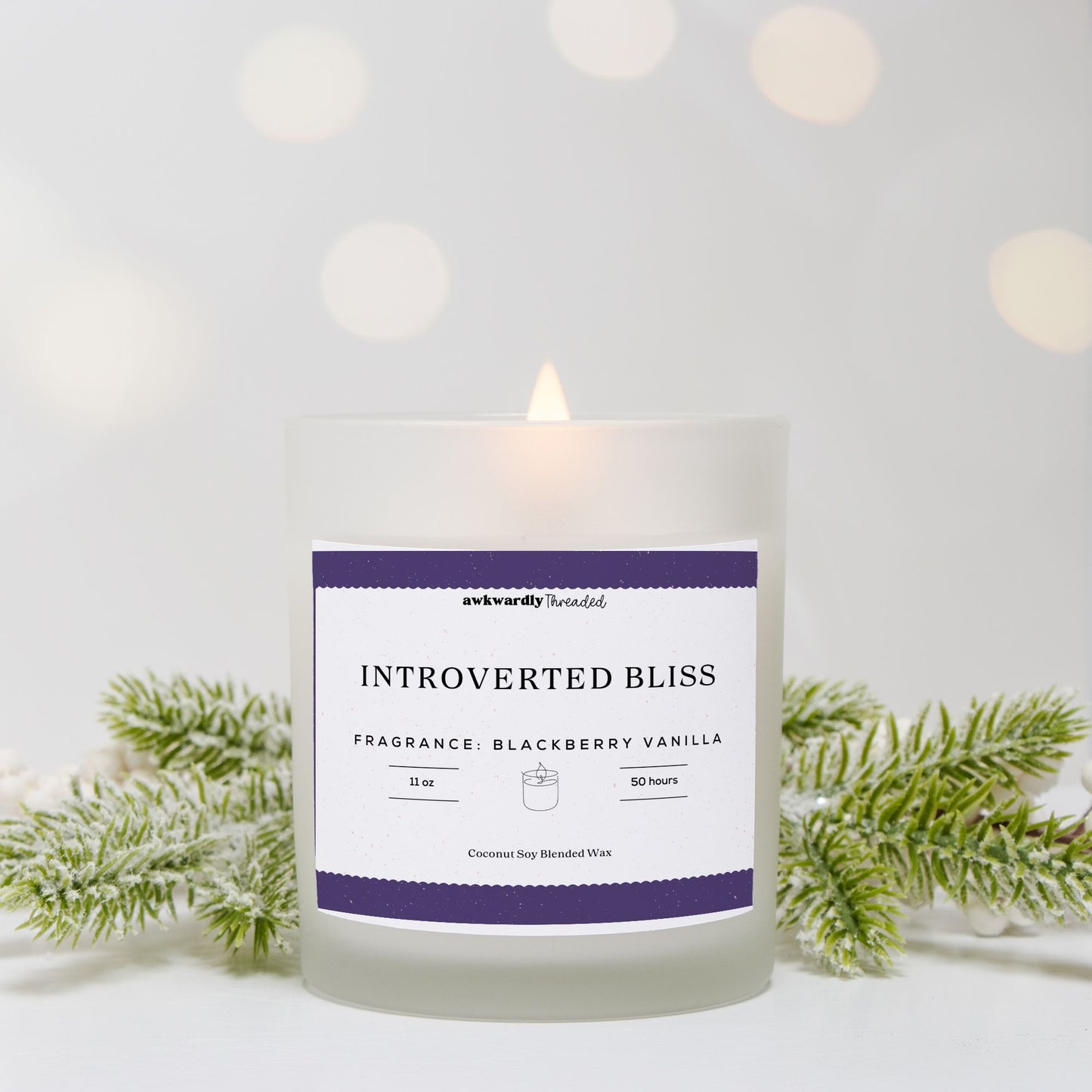 Introverted Bliss Blackberry Vanilla Candle