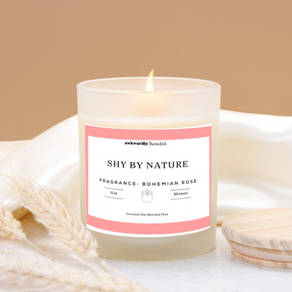 Shy By Nature Bohemian Rose Candle