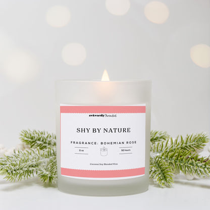 Shy By Nature Bohemian Rose Candle