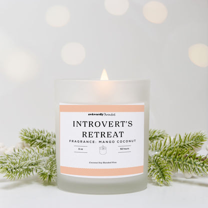 Introvert's Retreat Mango Coconut Candle